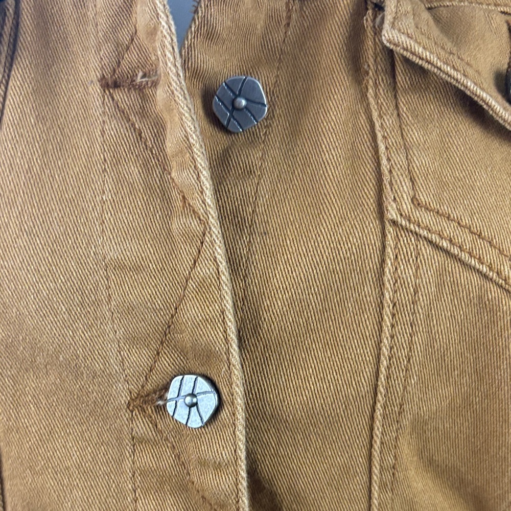 Tan Denim Jacket - Picture 3 of 10